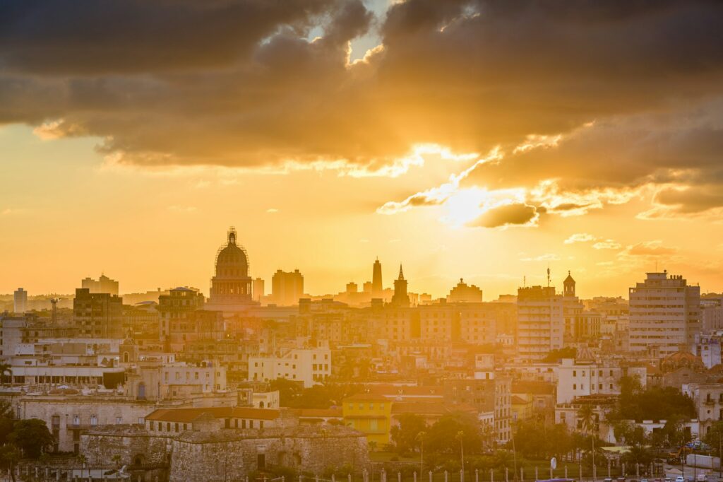 Havana, Cuba Town Skyline